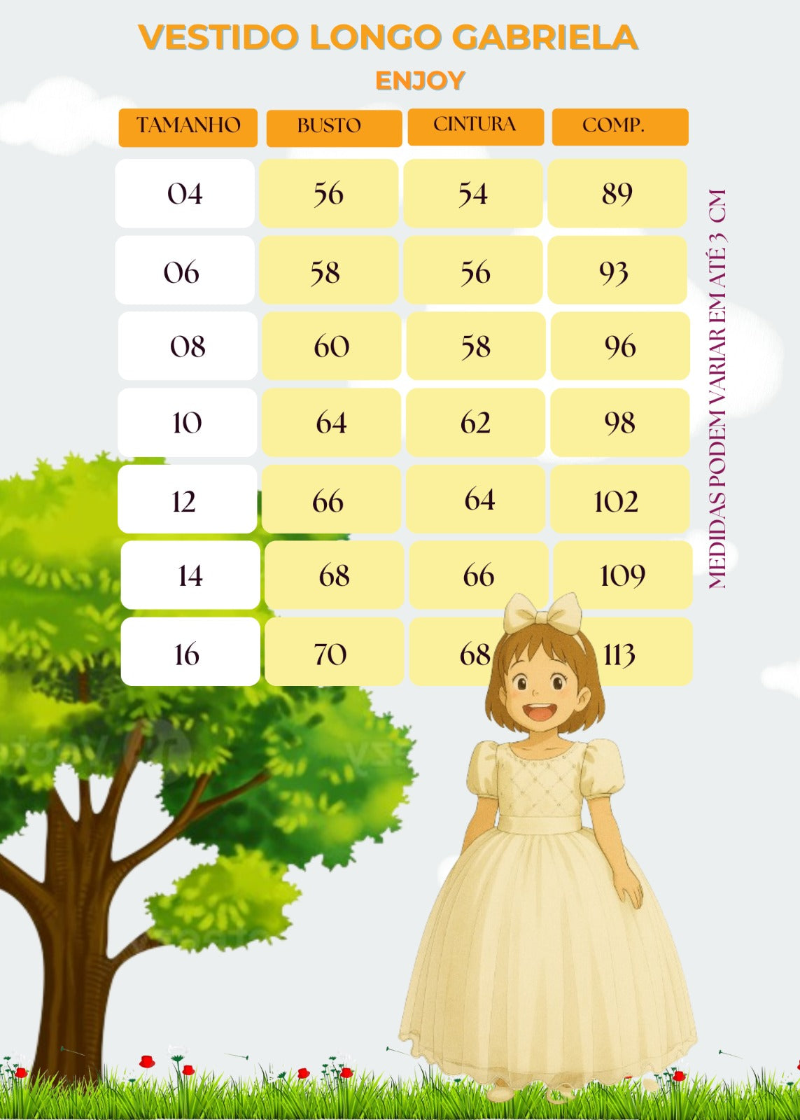 Vestido Enjoy Longo Gabriela Azul Royal