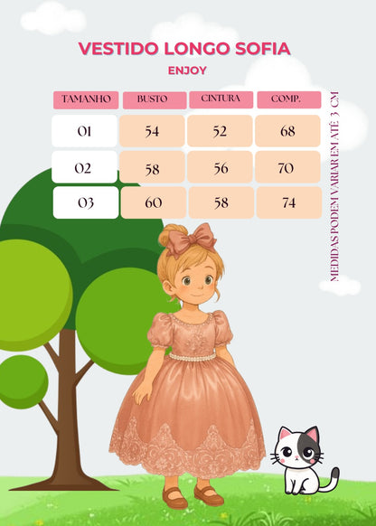 Vestido Infantil Rosa Bebê em Cetim com Saia Rodada e Laço nas Costas