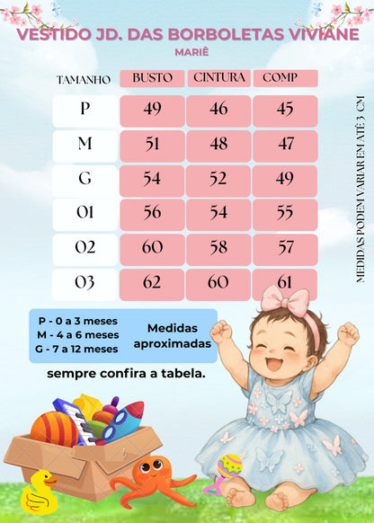 Vestido Infantil Branco em Tule com Renda e Saia Rodada para Daminhas