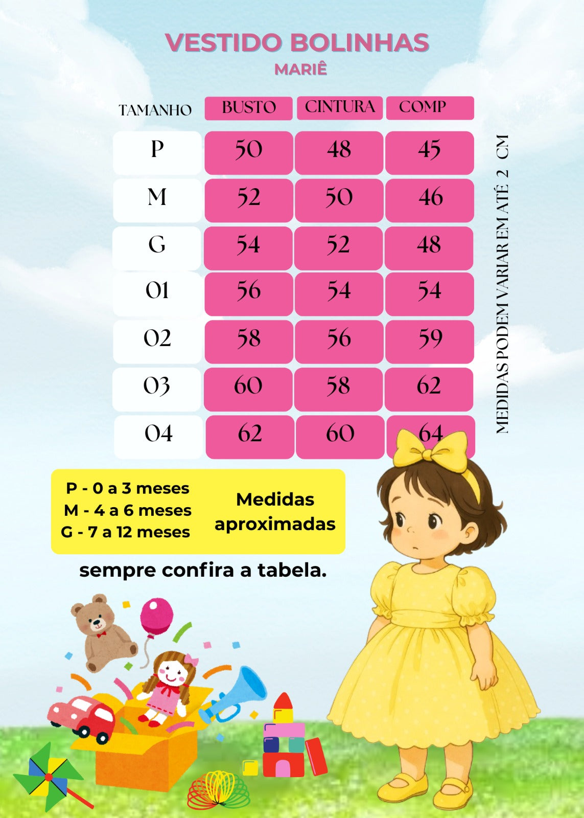 Vestido Infantil Branco em Tecido Misto com Laço nas Costas para Festa de Aniversário