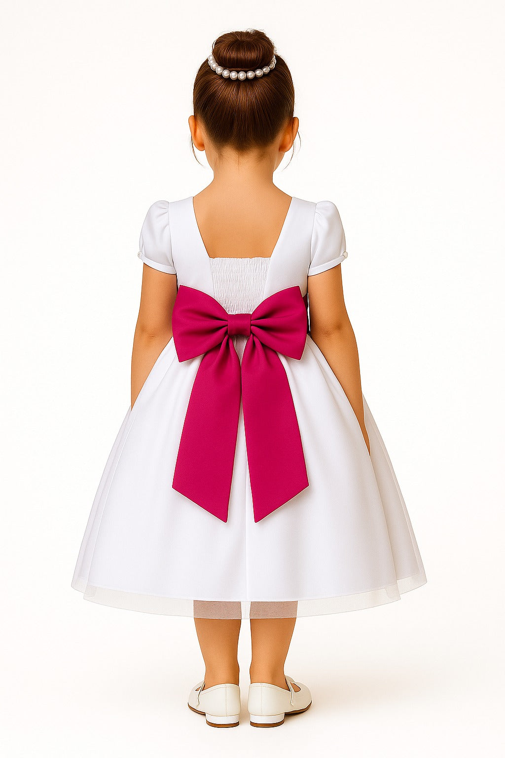 Laço Opcional / Faixa Do Vestido Selena Pink