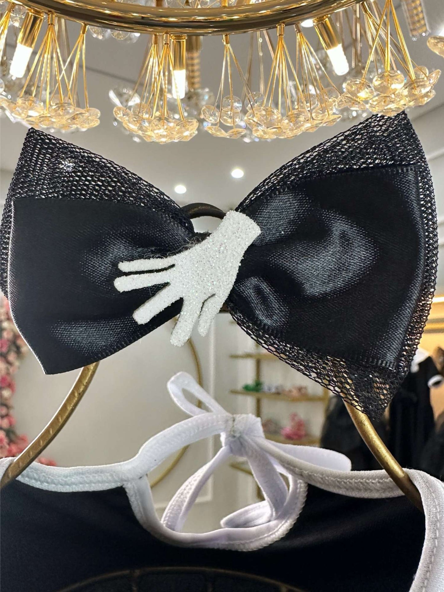 Fantasia Infantil da Wandinha Com Laço Festas