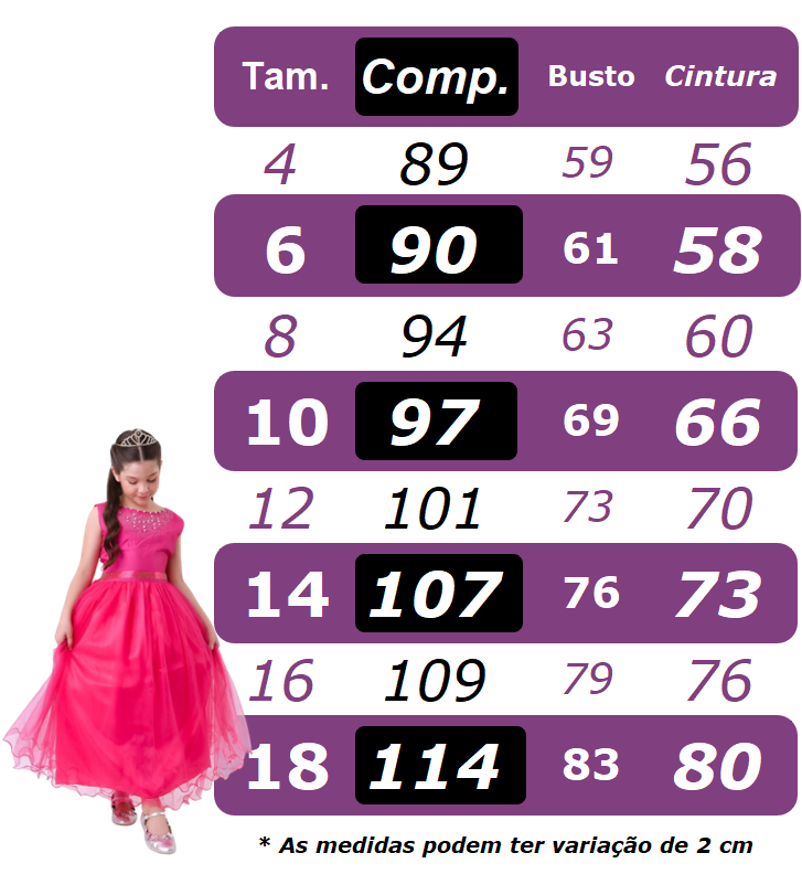 Vestido Infantil Damas de Honra Longo Azul Strass e Pérolas