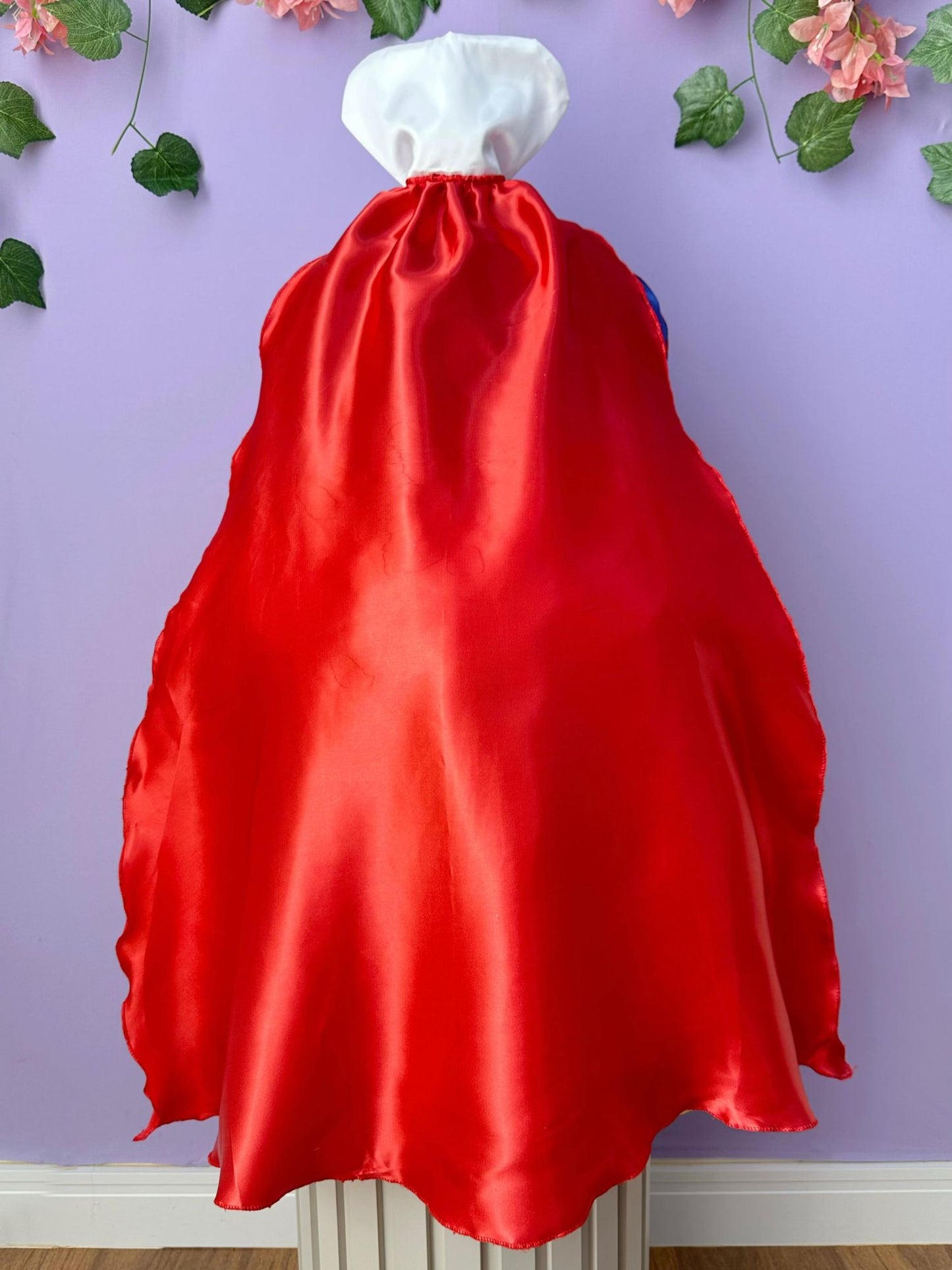 Fantasia Infantil Princesa Branca de Neve Longo Com Capa