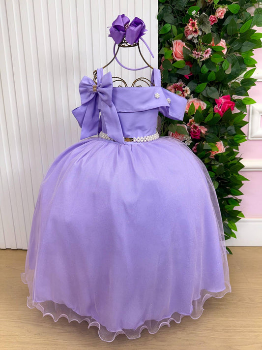 Vestido Longo Doce Elegancia Lilas