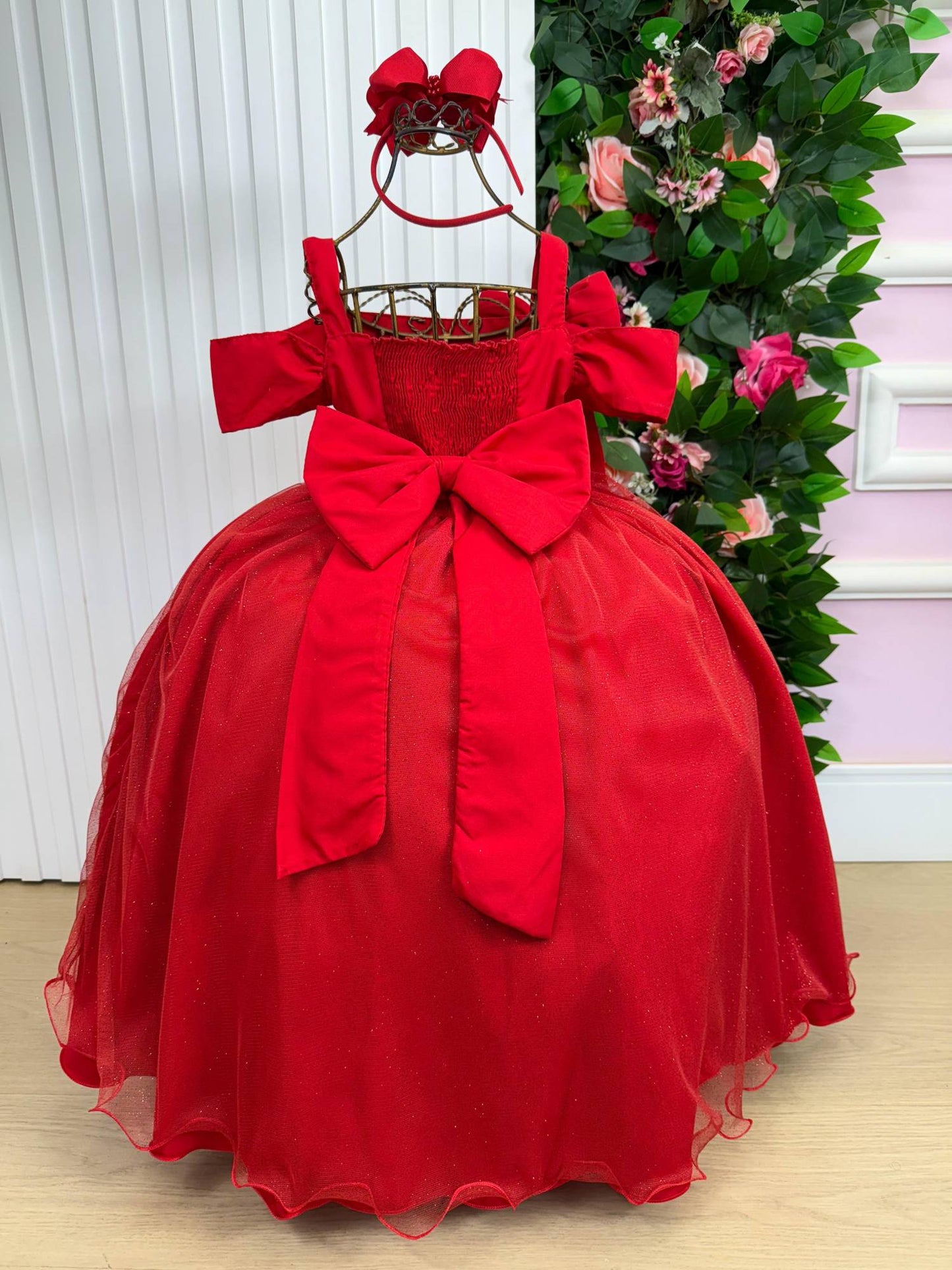 Vestido Longo Doce Elegancia Vermelho