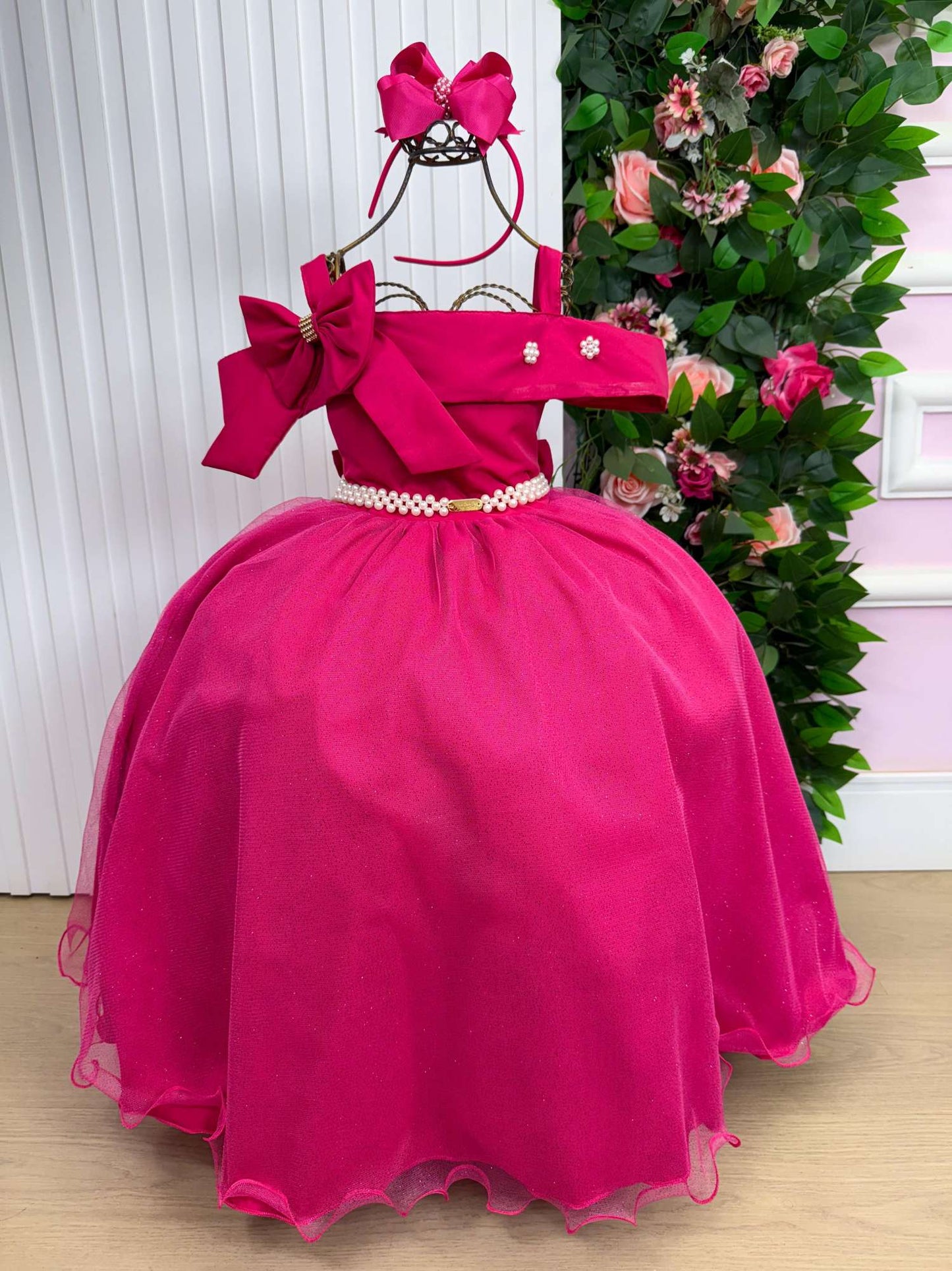 Vestido Longo Doce Elegancia Pink
