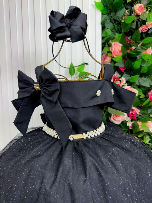 Vestido Longo Doce Elegancia PretoW