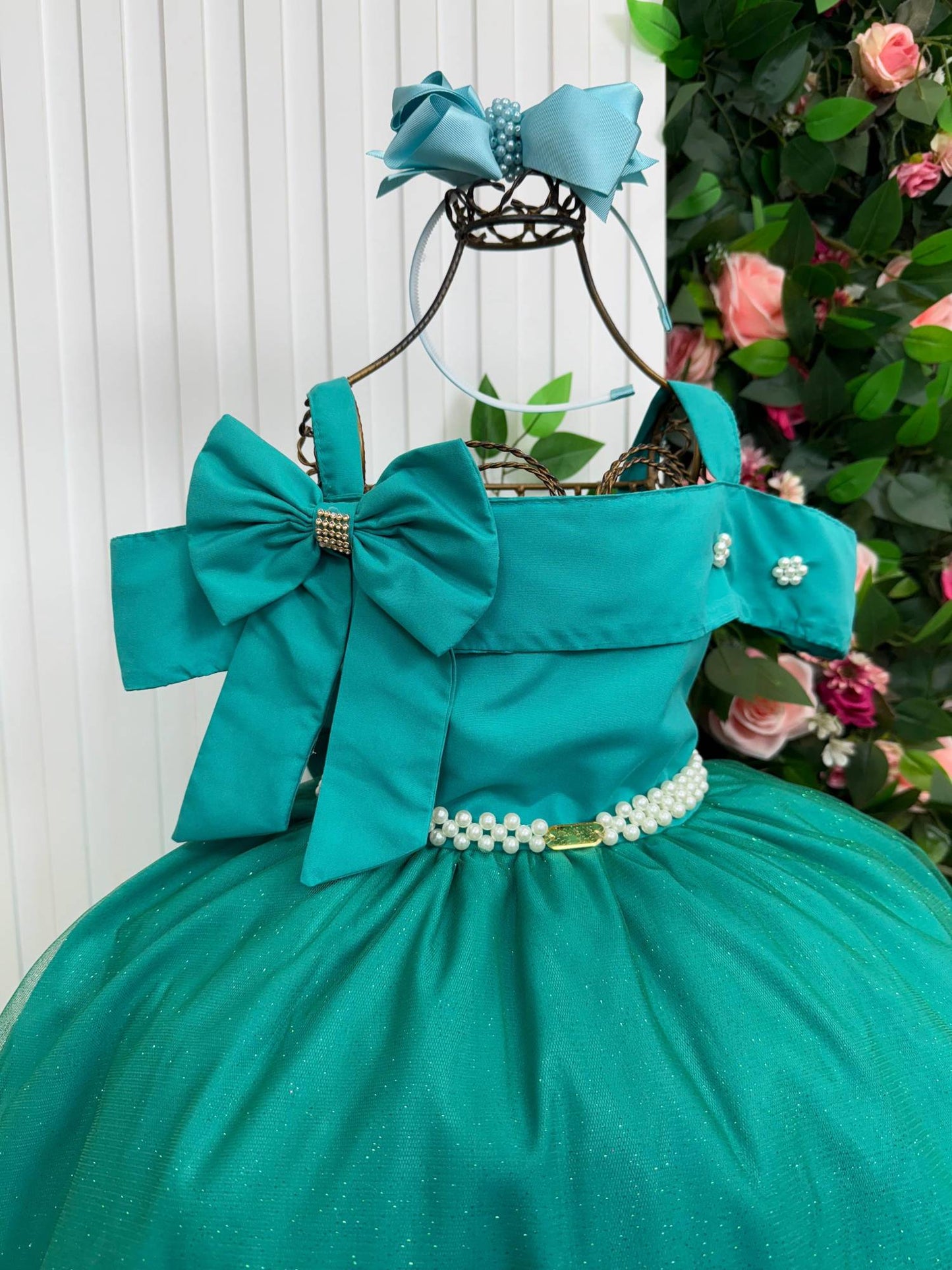 Vestido Longo Doce Elegancia Verde Jade