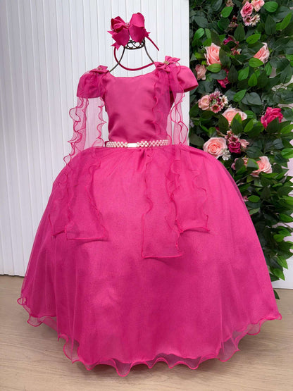 Vestido Longo Diamante Pink