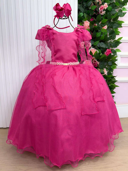 Vestido Longo Diamante Pink
