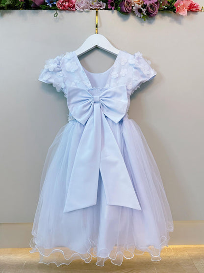 Vestido Infantil Branco Com Renda