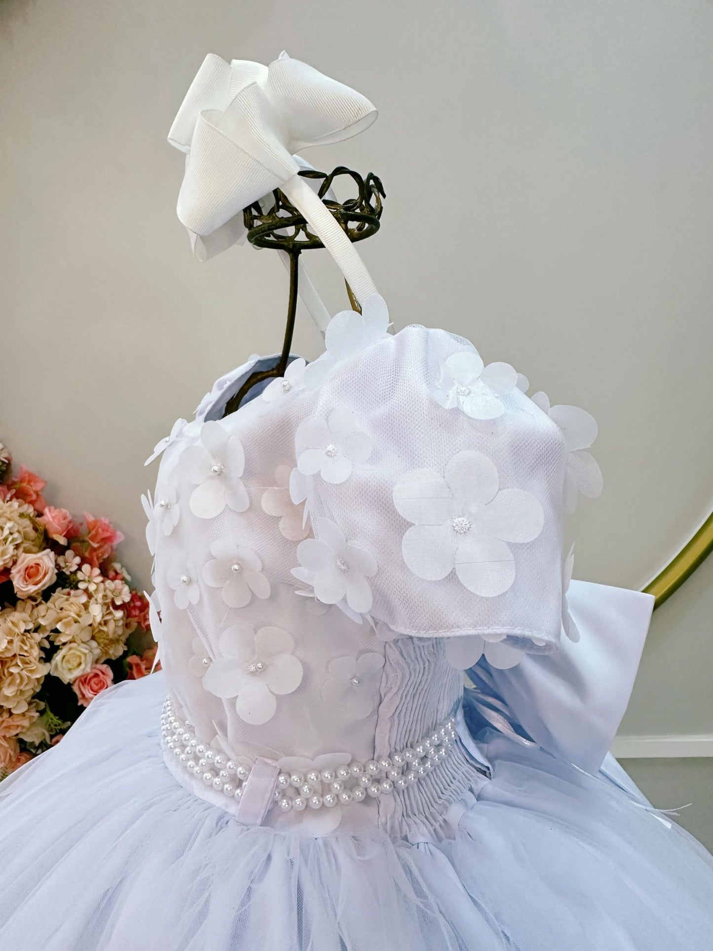 Vestido Infantil Branco Com Renda