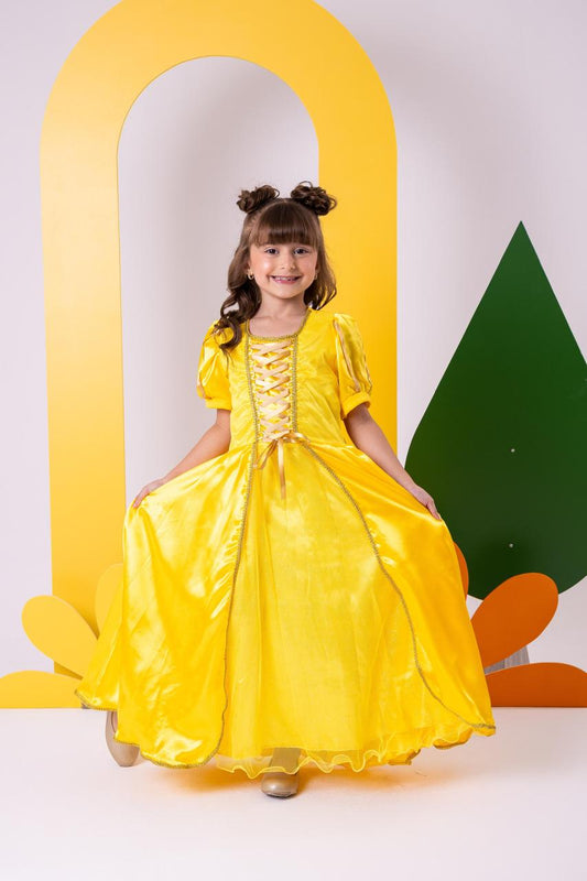 Fantasia Princesa Belli A Bela e a Fera Longa