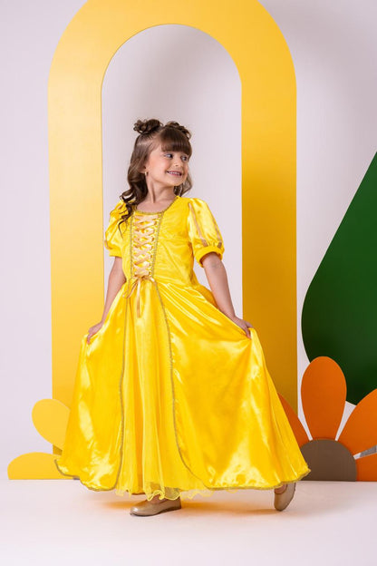 Fantasia Princesa Belli A Bela e a Fera Longa