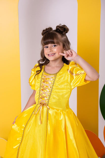 Fantasia Princesa Belli A Bela e a Fera Longa