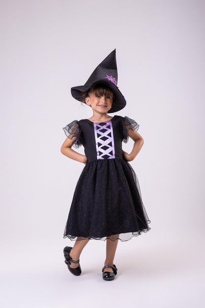 Vestido Tematicos Kids Halloween Encanto Sombrio