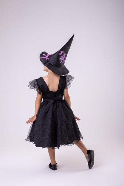 Vestido Tematicos Kids Halloween Encanto Sombrio