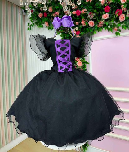Vestido Tematicos Kids Halloween Encanto Sombrio