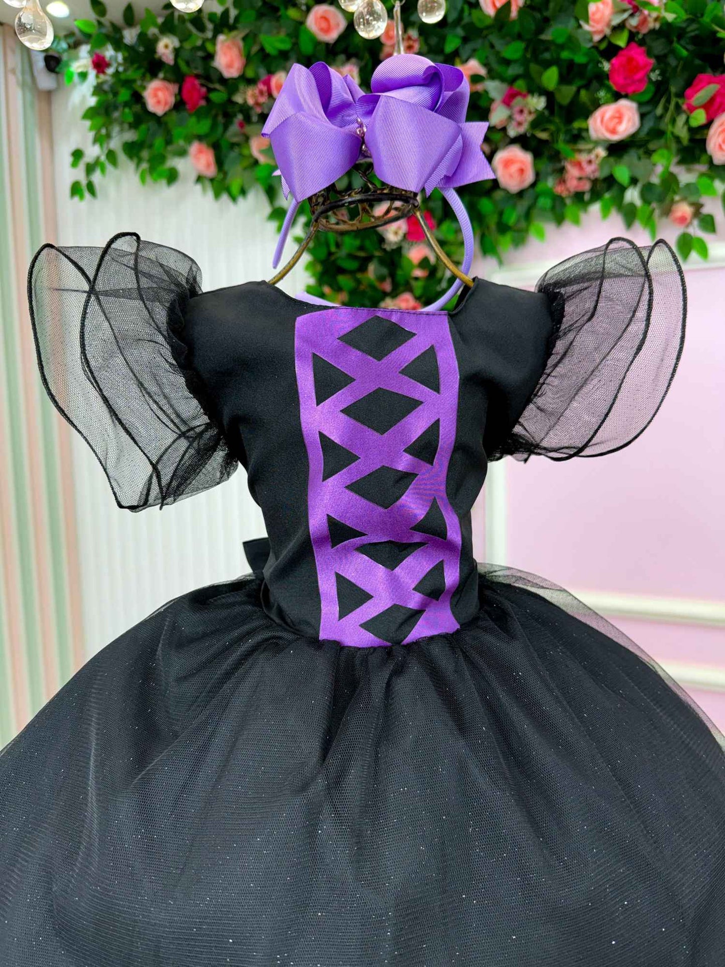 Vestido Tematicos Kids Halloween Encanto Sombrio