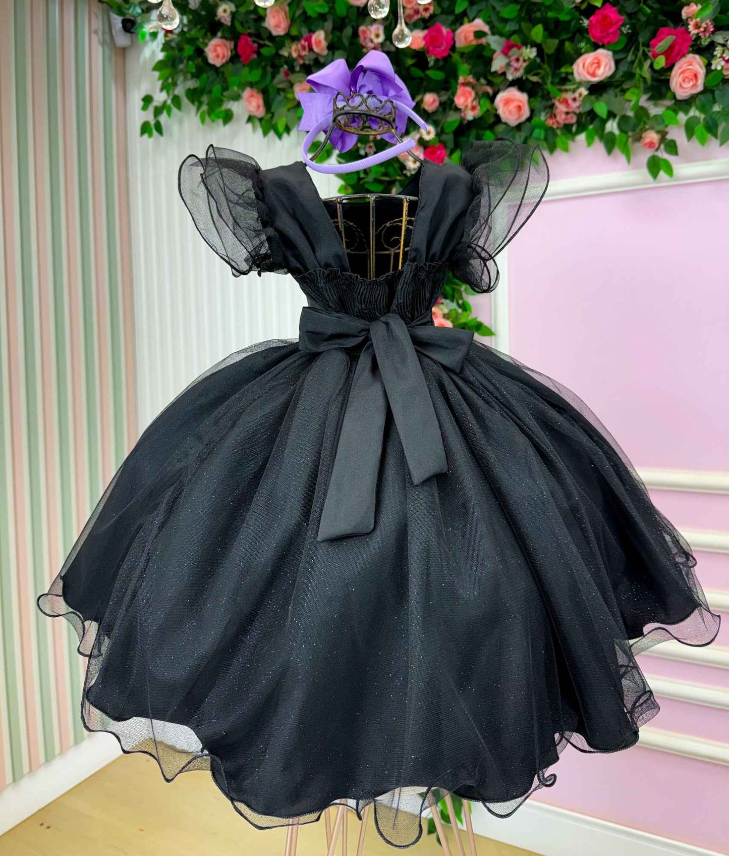 Vestido Tematicos Kids Halloween Encanto Sombrio