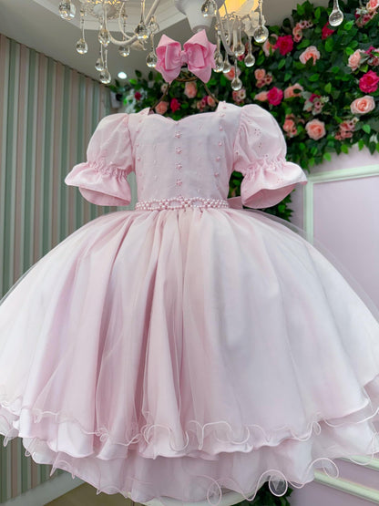 Vestido Bella Child Priscila Rosa Bebe