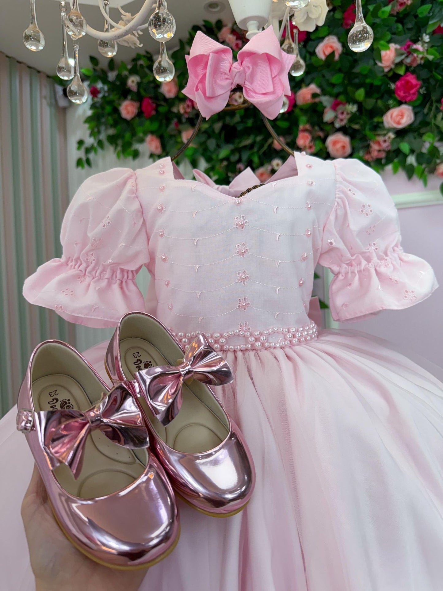 Vestido Bella Child Priscila Rosa Bebe