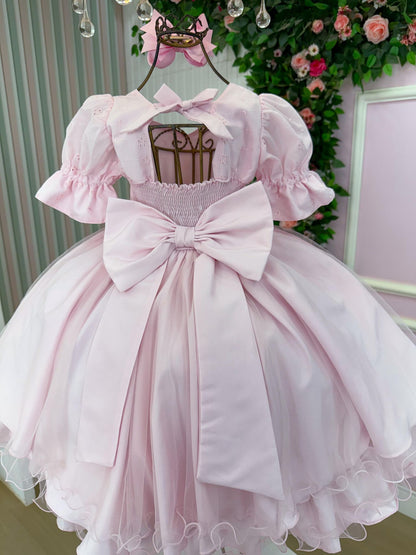 Vestido Bella Child Priscila Rosa Bebe
