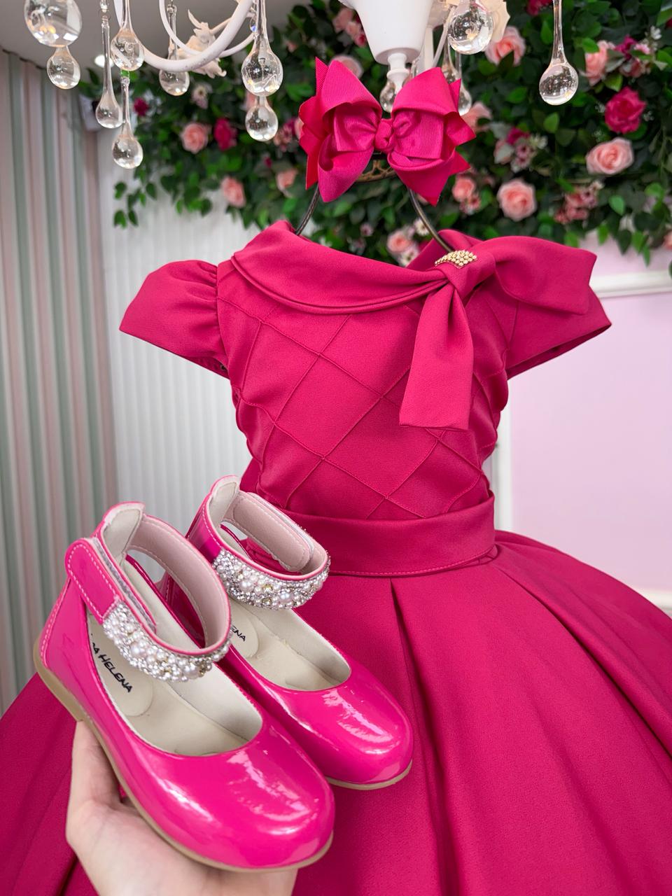 Vestido Bella Child Ravena Pink