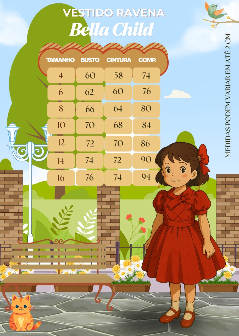 Vestido Bella Child Ravena Pink