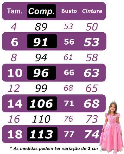 Vestido Infantil Longo Branco C/ Strass e Pérolas Daminhas