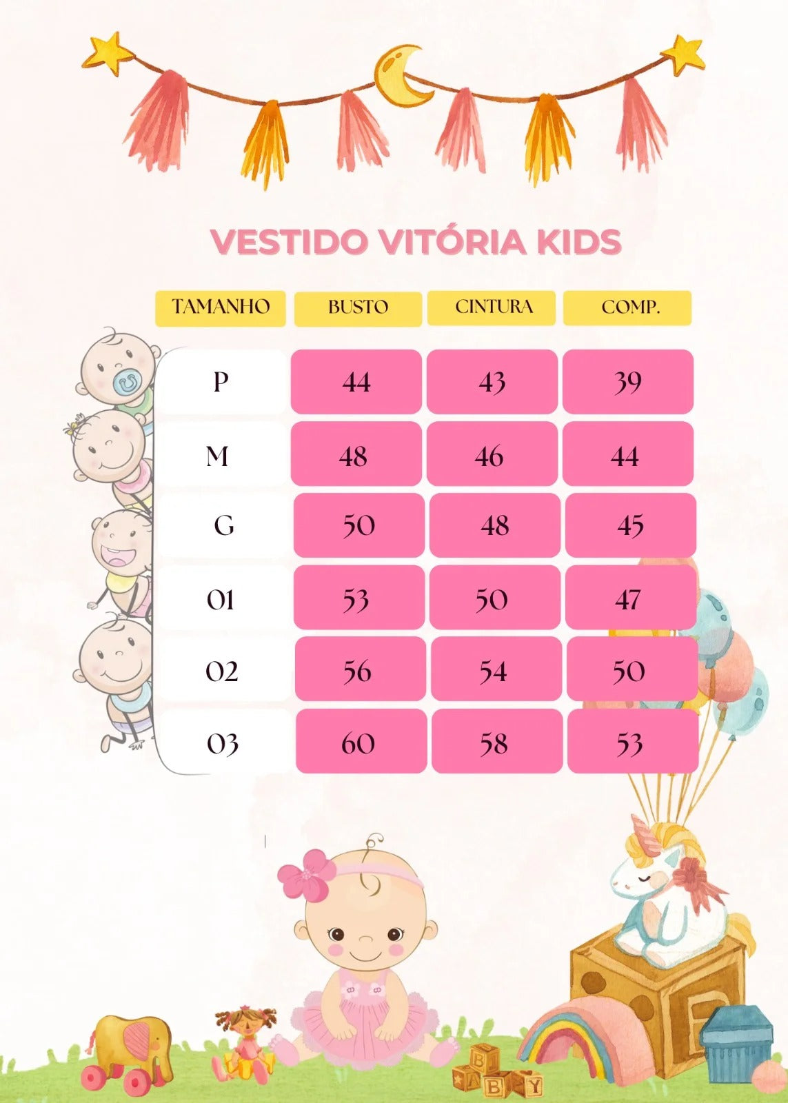 Vestido Vitoria Kids Leticia Branco