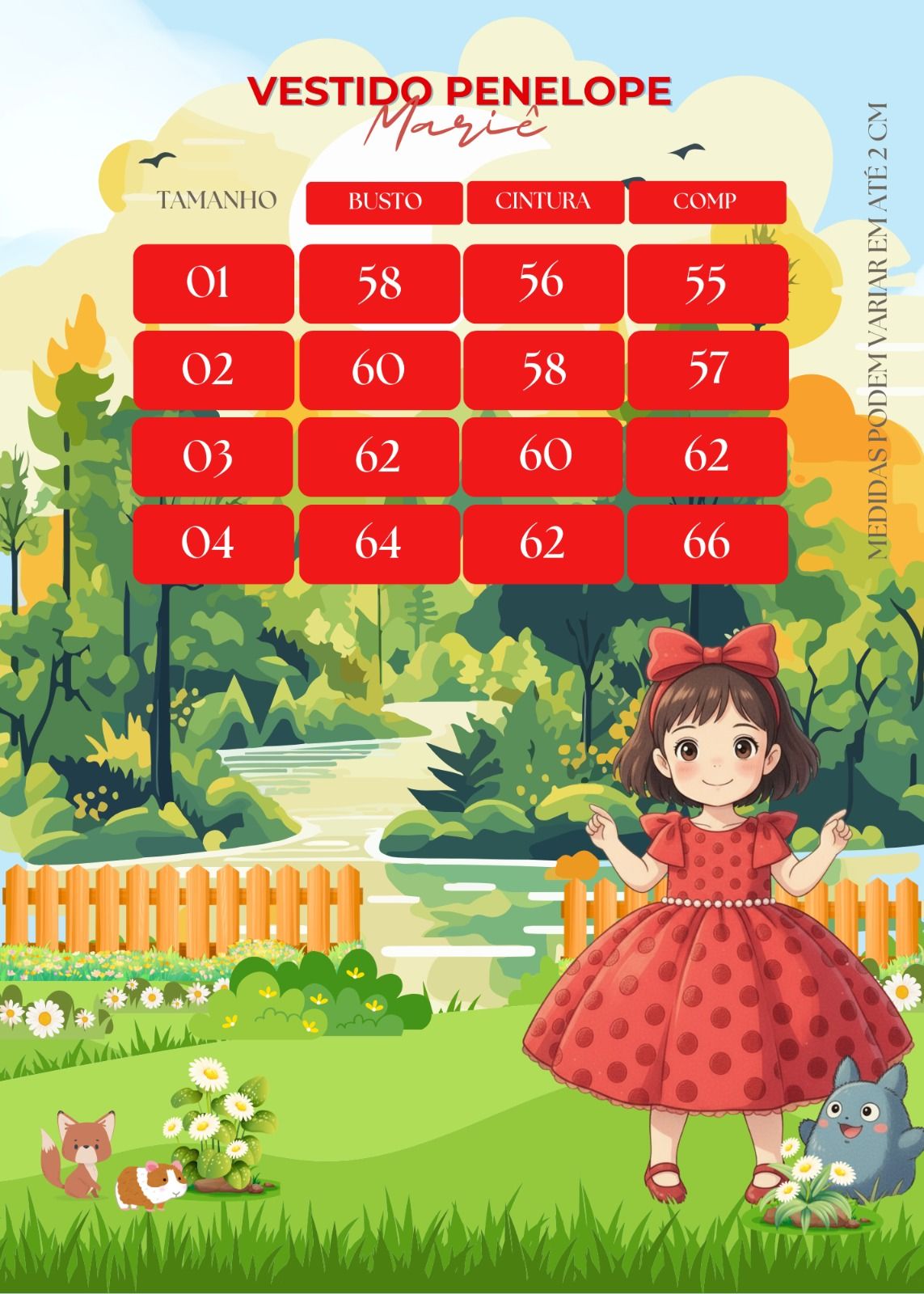 Vestido Marie Penelope Vermelho