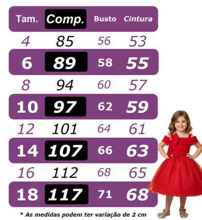 Vestido Infantil Longo Branco C/ Renda Casamento Festas