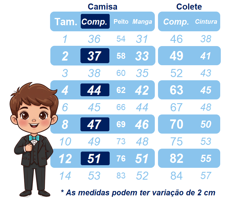 Conjunto Social Pajem Camisa Branca com Calça e Susp. Verde