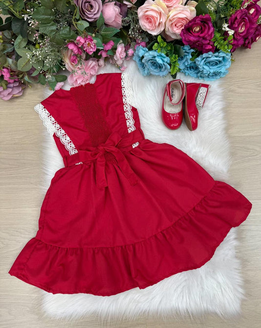 Vestido Blogueirinha Valeria Vermelho
