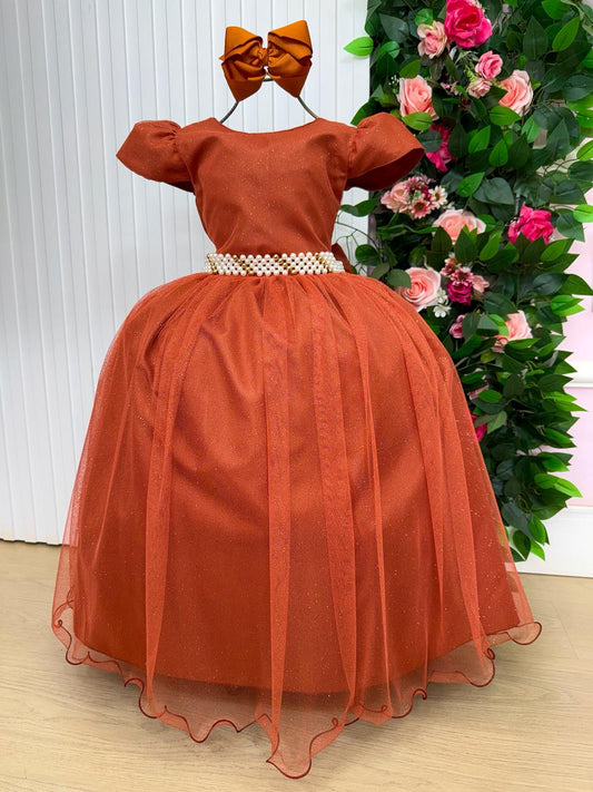 Vestido Marie Longo Heloisa Terracota