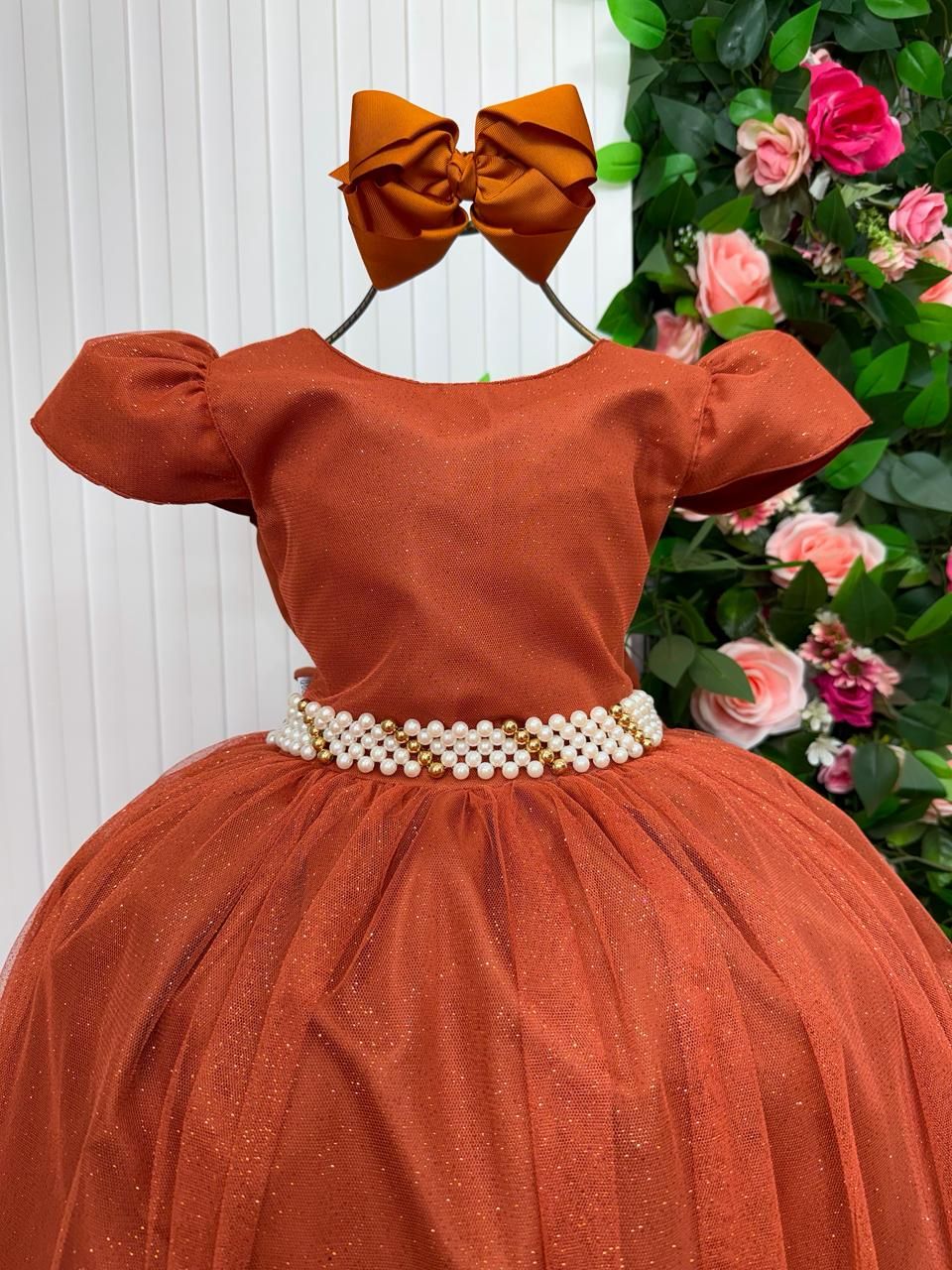 Vestido Marie Longo Heloisa Terracota