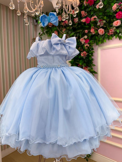 Vestido Martina Azul Bebe