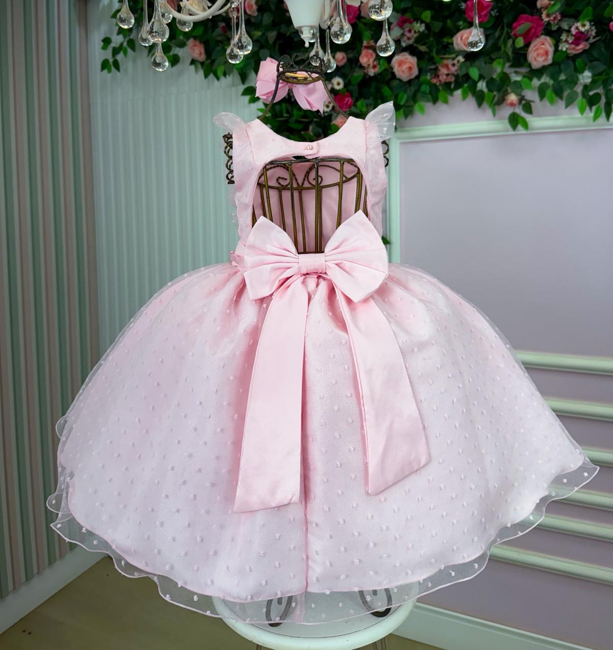 Vestido Mini Miss Ana Julia Rosa