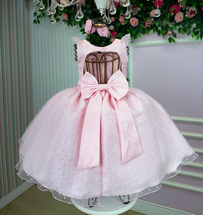 Vestido Mini Miss Ana Julia Rosa