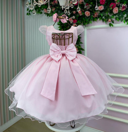 Vestido Mini Miss Isabela Rosa