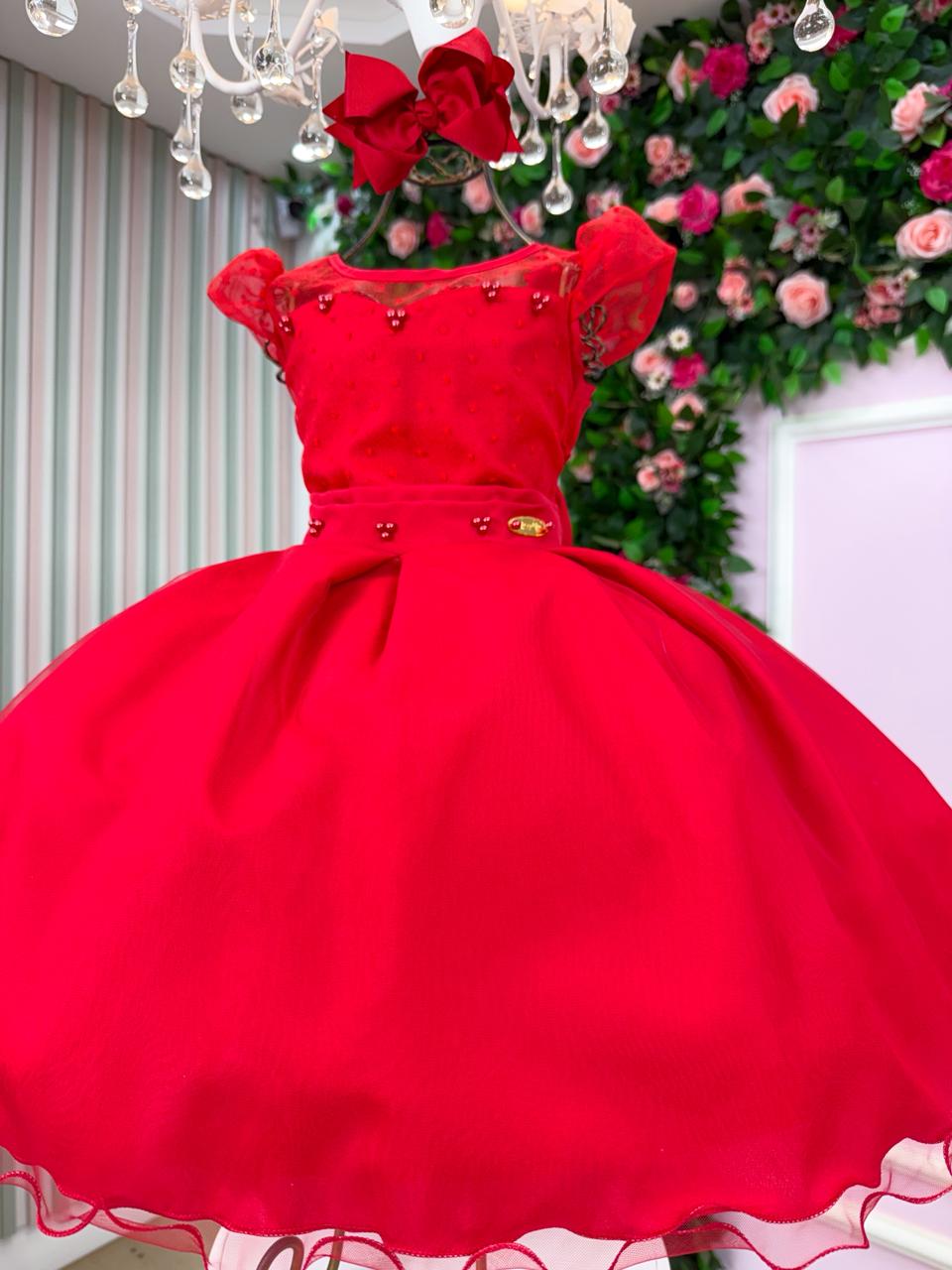 Vestido Mini Miss Isabela Vermelho