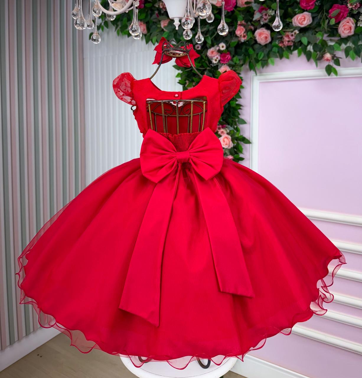 Vestido Mini Miss Isabela Vermelho
