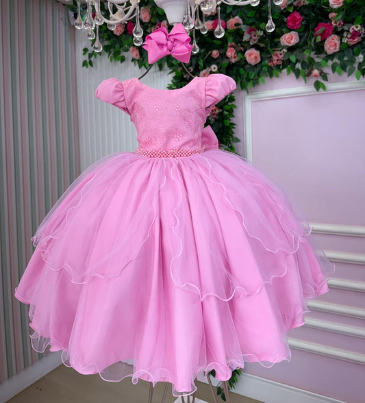 Vestido Polly Rosa Chiclete
