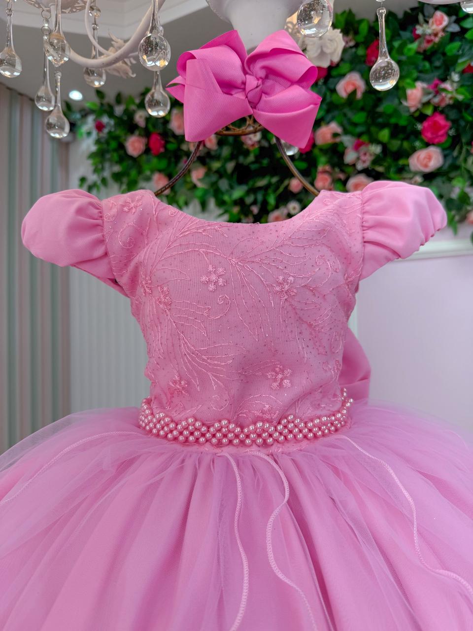 Vestido Polly Rosa Chiclete